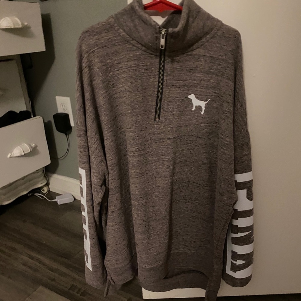 Pink Victoria’s Secret hoodie